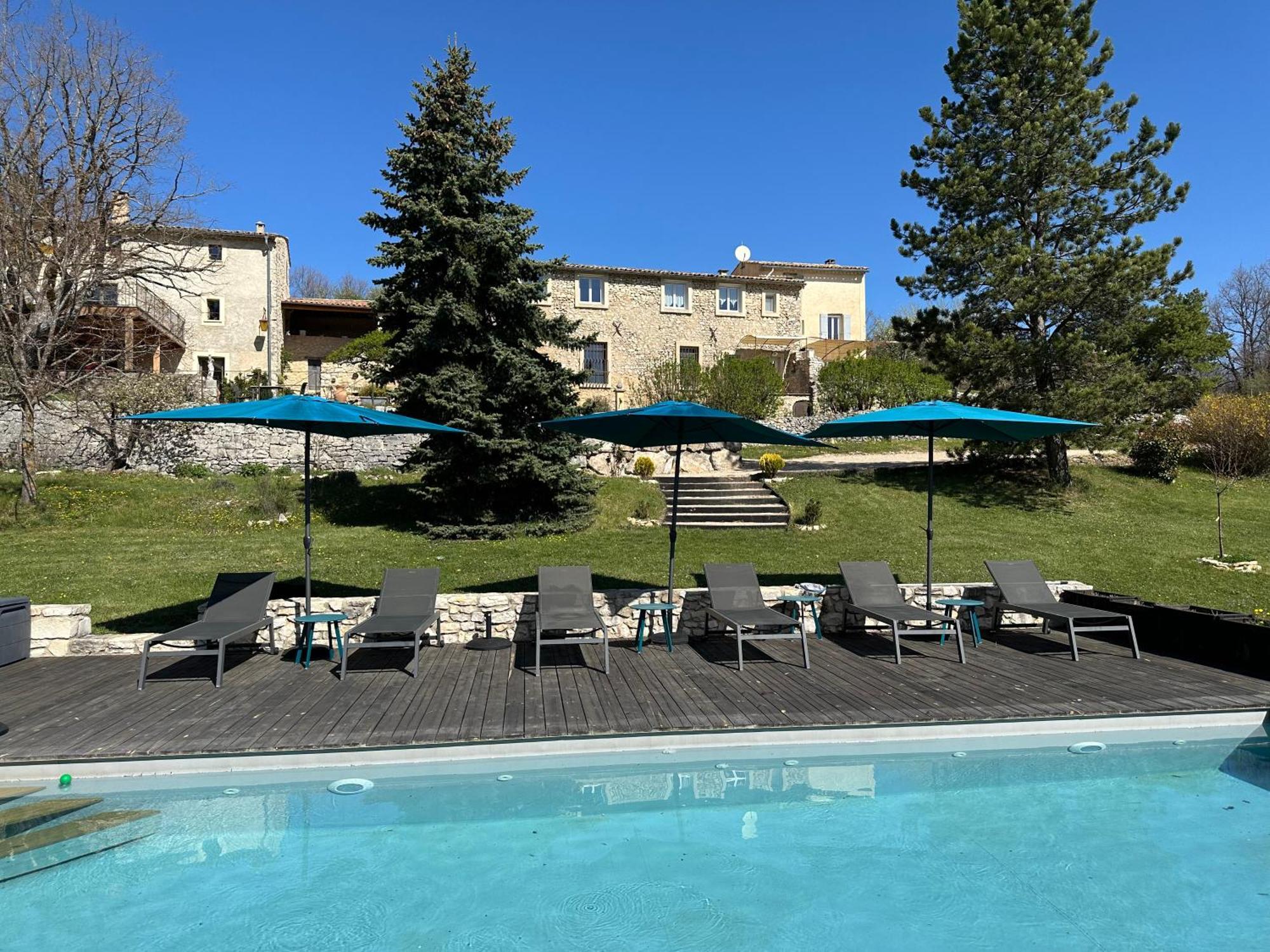 Le Domaine De Piedmoure, Gites Et Chambres D'Hotes, Piscine, Terrasses Privatives Sault Extérieur photo